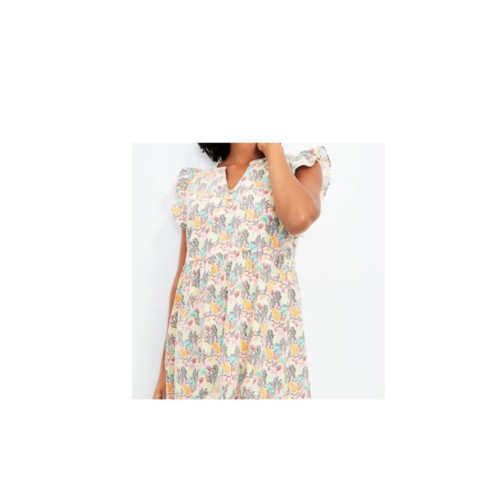 Loft‎ Paradise Ruffle Button Dress - Picture 8 of 8